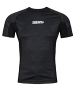 MEN Dimension Short Sleeve Rashguard - Black