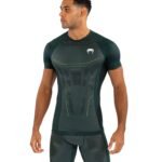 Venum Technical 3.0 Short Sleeve Rashguard - Forest Green