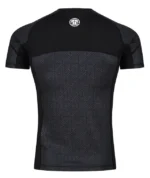 MEN Dimension Short Sleeve Rashguard - Black - Image 2