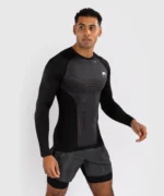 Venum Technical 3.0 Long Sleeve Rashguard - Graphite - Image 2