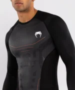 Venum Technical 3.0 Long Sleeve Rashguard - Graphite - Image 5