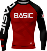 BASIC REDLINE RASHGUARD - LONG SLEEVE