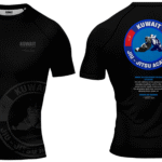 KUWAIT JIU-JITSU ACADEMY RASHGUARD - BLACK