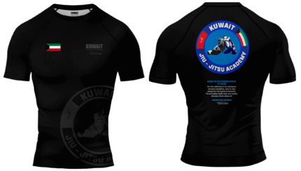 KUWAIT JIU-JITSU ACADEMY RASHGUARD - BLACK
